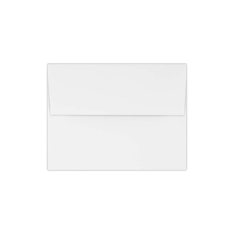 LUXPaper A4 Invitation Envelopes | Peel & Press | 4 1/4" x 6 1/4" | White | 80lb. Text | 50 Qty - Image 1